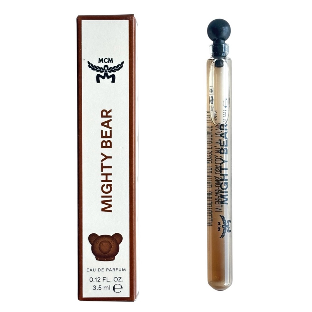 3/$25 MCM Mighty Bear Fragrance Sample